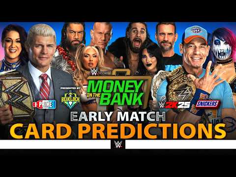 WWE Money in the Bank 2025 - Match Card Predictions | Bevelock