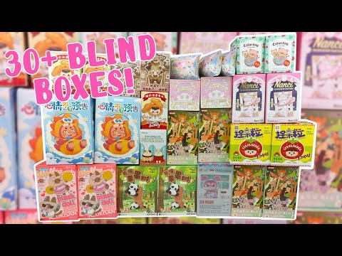 LET'S OPEN 30+ BLIND BOXES FROM KIKAGOODS! POP MART, Rolife Nanci, 52TOYS, Plushies and More! MMM