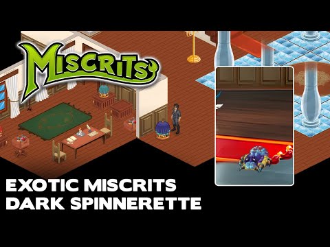 Dark Spinnerette Location - 1st Floor Mansion - Eveyday | Miscrits Reborn