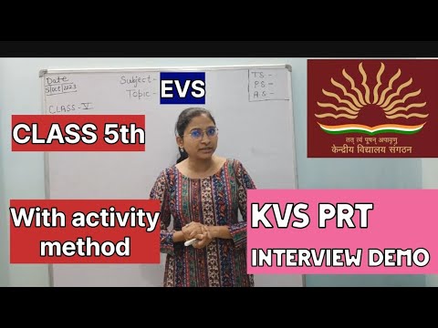 KVS PRT EVS Demo teaching For interview | Class 5th NCERT video | ऐसे पढ़ाए Selection जरूर होगा💯