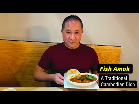 Fish Amok: A Traditional Cambodian🇰🇭Dish serves at Phnom Penh Restaurant | Seattle, WA