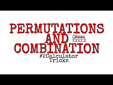 #2 Permutations and combination calculator tricks CA foundation Hindi | CMA found. | the commerce Co