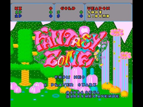 PC Engine Longplay [044] Fantasy Zone (US)