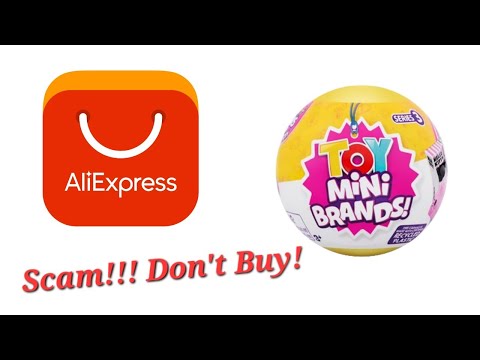 AliExpress SCAM!!! Zuru Toy Mini Brands 3 FAKE BALLS Opening