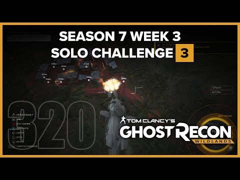 Ghost Recon Wildlands Ep 320 - S07W03 Solo Challenge 3 Complete "Soldiers of Santa Muerte" w/vehicle