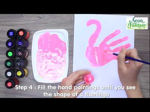 EASY DRAWING FOR KIDS - FLAMINGO