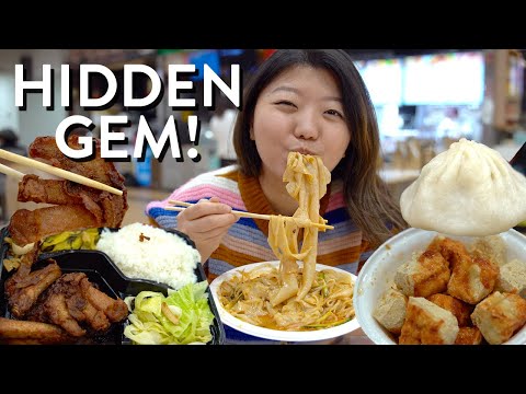 This NEW YORK FOOD COURT is FOODIE HEAVEN! Flushing Food Tour