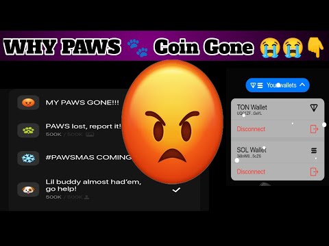 PAWS Coin Gone 😭 || Paws 🐾 coin hide || paws coin show nai ho raha || paws listing update