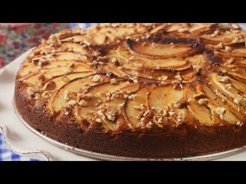 Apple Gingerbread Cake Recipe Demonstration - Joyofbaking.com