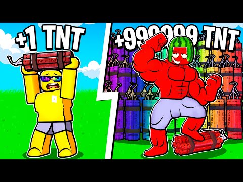 Roblox But Every Second I Get x1 TNT