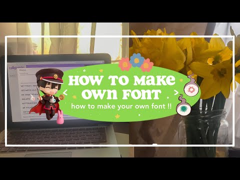 🌈 how to make your own font !! [ diy font with calligraphr ]