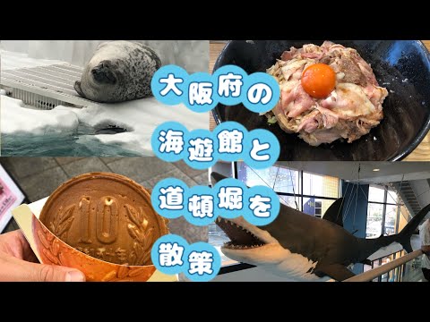 大阪府の海遊館と道頓堀を散策（10円パンて500円じゃん編）後編