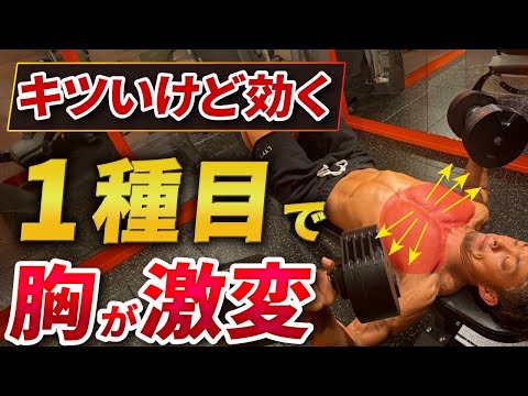 【胸トレ】大胸筋の丸みをつける最強種目！ダンベルフライを極めろ！