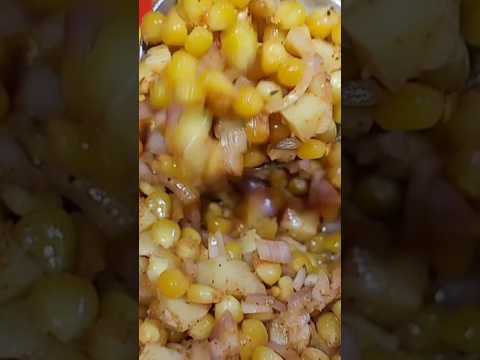 चटपटी tasty sweetcorn chat recipe #tranding #shorts#viral#reels#tiktok #food #recipe#cornchat