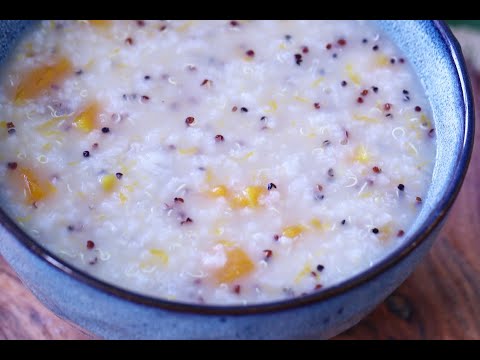 [ 煮嚟煮去 ] 南瓜三色藜麥粥 Butternut Pumpkin Tri-colour Quinoa Congee [Ryan cook around] [中/Eng Sub] Recipe