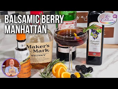 Berries & Balsamic: The Ultimate Manhattan Twist!