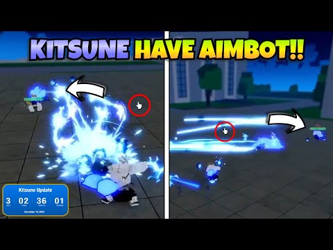 Kitsune Fruit Actually Have Aimbot Moves!! + Kitsune Update Countdown! ( Blox Fruits )