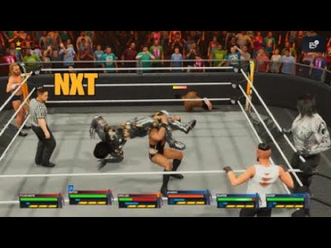 WWE 2K23 NXT WES LEE PETE DUNNE AND TYLER BATE VS THE GRIMLINE!!!!!!!!