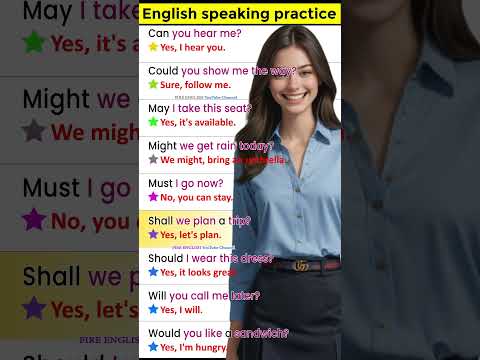 ✅How to speak English fluently? Daily use English question answer practice #englishquestioansanswers