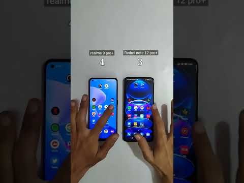 realme 9 pro plus 5g vs Redmi note 12 pro plus 5g Speed Test #shorts #viral #redmi #youtubeshorts