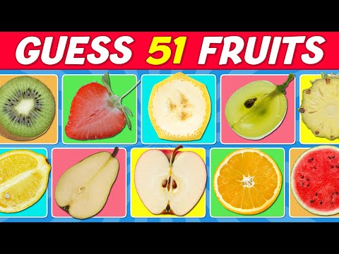 Guess the Fruit from the Cut Half! 🍉🍊🍎 | Easy, Medium, Hard and IMPOSSIBLE!