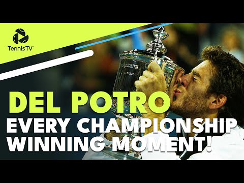 Juan Martin del Potro: EVERY Championship Point & Trophy Lift!