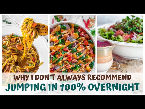 WHY I DON'T ALWAYS RECOMMEND JUMPING IN 100% OVERNIGHT