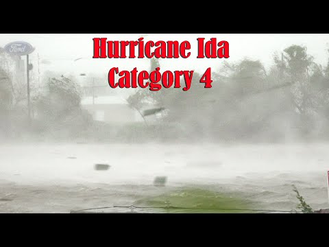 HURRICANE IDA SHREDS LOCKPORT, LOUISIANA - Category 4