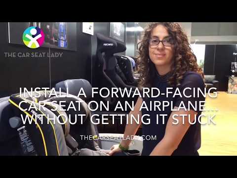 Don't get a Forward-facing Car Seat Stuck on a Plane!