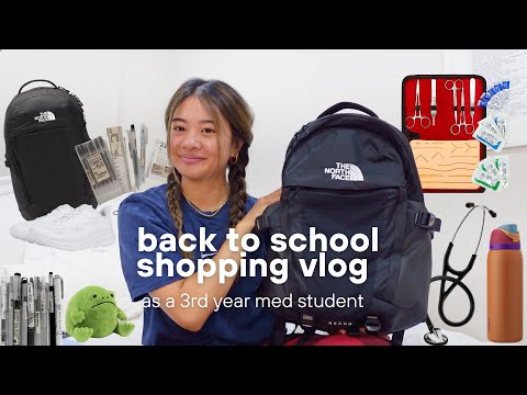 2024 Back to School Shopping Vlog | 3rd year med school