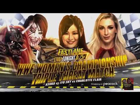 WWE Fastlane 2023 Match Card