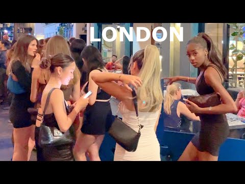 London Vibrant Nightlife District 🇬🇧 London Night Walk