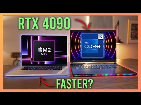 M2 Max gets CRUSHED by RTX 4090 & i9 13980HX Laptop?