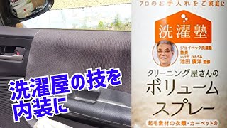 【クルマの内装復活】汚れ除去・毛並み再生⁉︎【車内清掃】