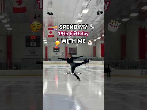 BIRTHDAY VLOG🎊⛸️🎂🎉 #iceskater #figureskating #figureskater #iceskating #birthday #wintersport