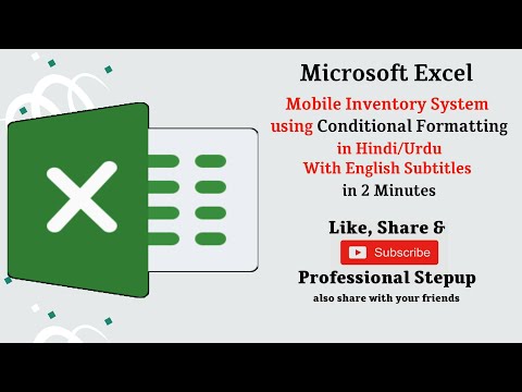 Conditional Formatting Part 1 - Ms Excel Tips, Tricks & Shortcuts all step by step YouTube Channel