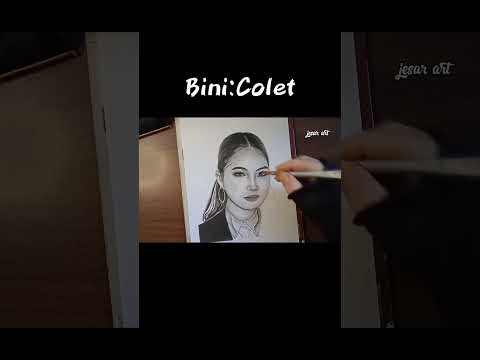 How to draw BINI Colet #shorts