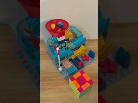 Marble Run ASMR 🔴🟡🔵 865  Satisfying Building Blocks #marblerun #marblerace #asmr