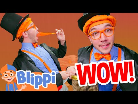 Blippi Learns How To Perform Halloween Magic 🪄 Halloween For Kids | Educational Videos for Kids