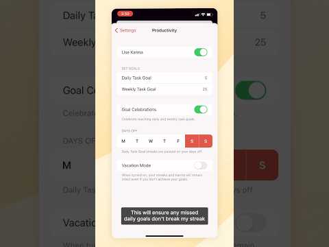 Learn how to prepare your Todoist account for vacation with this short walkthrough. 🏝️