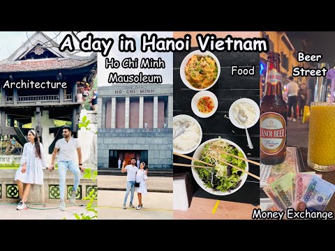 A day in Hanoi Vietnam 🇻🇳 | Vlog 2 | Beer Street, Vietnam Cuisine, local bus, Gold Shop