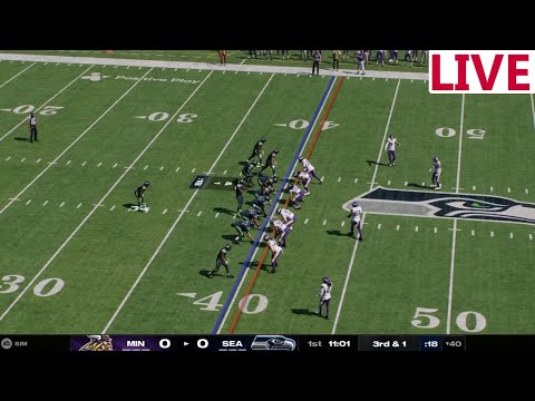 🔴LIVE🔴Minnesota Vikings vs Seattle Seahawks / NFL Week 16/NFL En vivo /NFL Madden 25