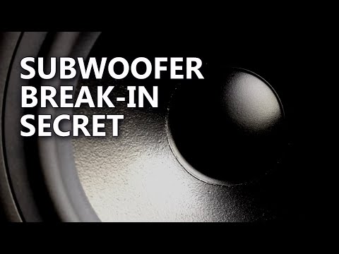 Break In Your New Subwoofer Speakers Effectively