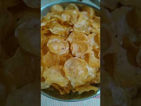 Rice Papad Recipe |चावल के पापड़ |Chilli flakes papad| How to Make Papad |  Khichiya Papad | #shorts