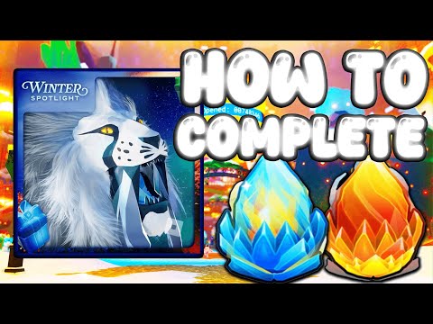 How To Complete Creatures of Sonaria Winter Spotlight Roblox Event