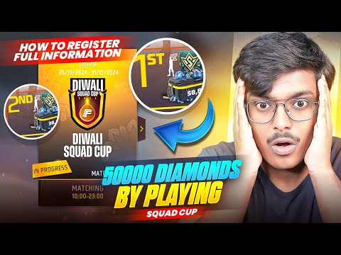 HOW TO JOIN DIWALI SQUAD CUP | DIWALI SQUAD CUP REGISTERATION | DIWALI SQUAD CUP FULL DETAILS