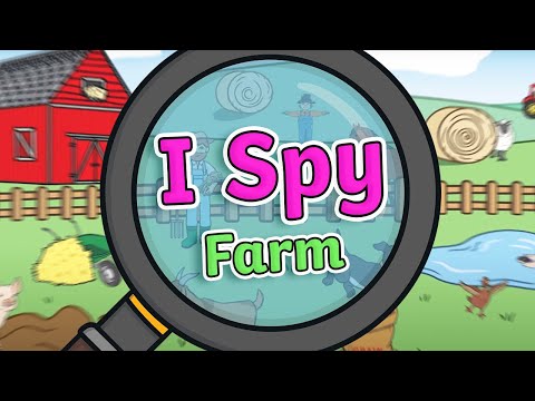 I Spy on the Farm | Interactive Game for Kids | EYFS | Twinkl kids tv