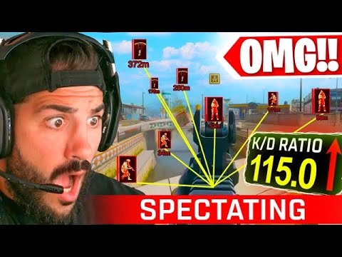 Spectating A Hacker with 115KD on Warzone 😱