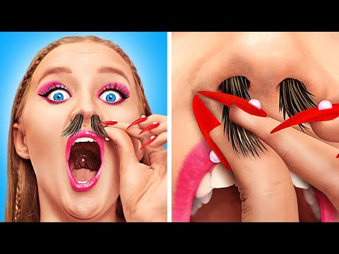 LONG HAIR vs SHORT HAIR! Crazy Girly Struggles and Beauty Hacks