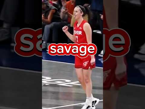 😤 THE SAVAGERY! #caitlinclark #indianafever  #wnba #short #shorts #trending #ytshorts #youtube